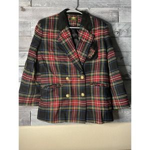 Women ASTRA wool stripped blazer SZ 91‎ XL
